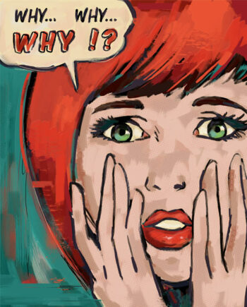 Lichtenstein pop art “Why Why Why”
