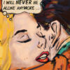 tableau deco pop art lichtenstein romance