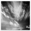 photo abstraite noir et blanc "Ciel animé"