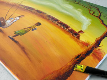 vente tableau peinture à l'huile