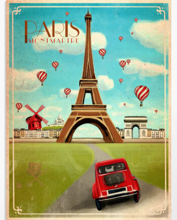 Affiche Paris vintage
