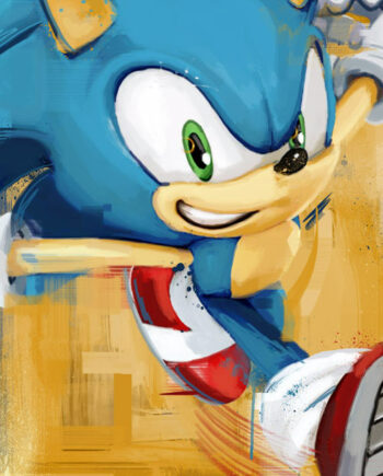 Déco jeu vidéo Sonic