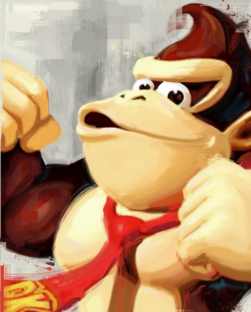 Tableau gaming Donkey Kong