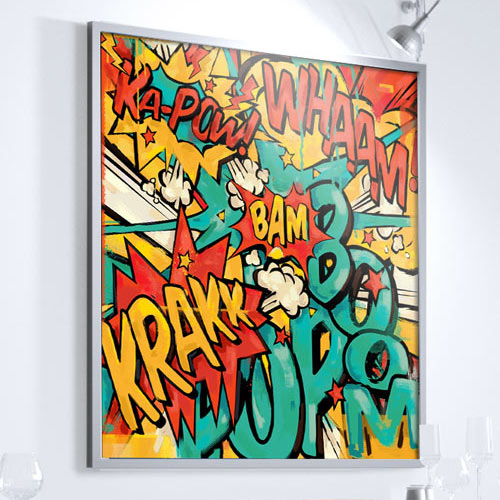 Créez une décoration murale originale avec un tableau pop art