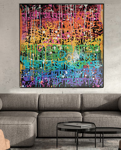 Quel style de tableau salon choisir ? Le street art reste indémodable