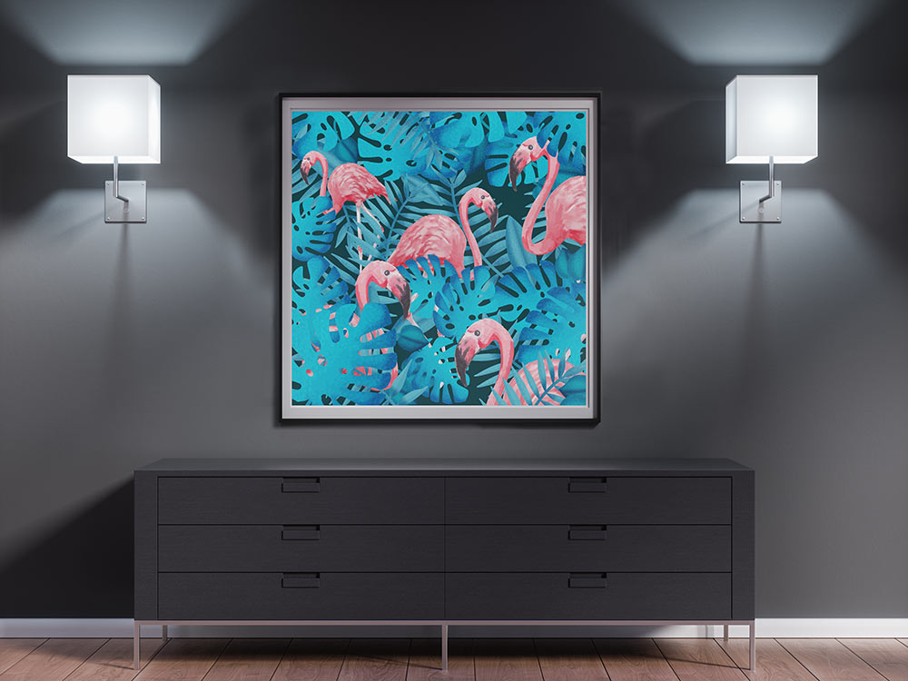 Le tableau XXL : une astuce déco pour combler un grand mur vide